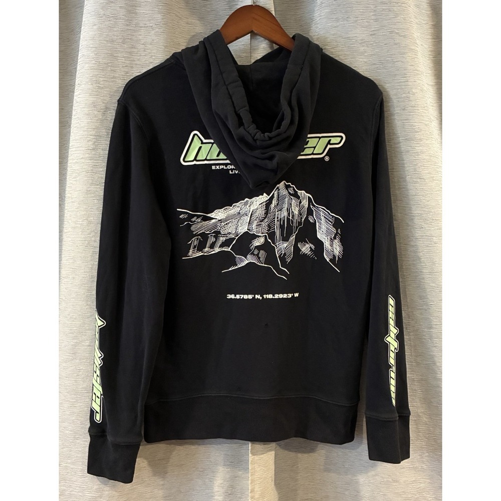 Hollister‎ Explore The World Graphic Hoodie Size Small Grunge Skate Outdoors
